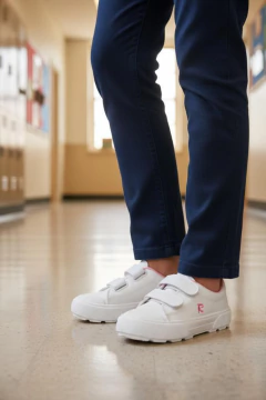Zapatillas Colegiales Rigazio Con Abrojo