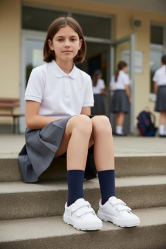 Zapatillas Colegiales Rigazio Con Abrojo - comprar online