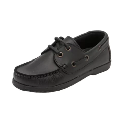 Zapato Náutico Cuero Colegial Rigazio Con Cordón - comprar online