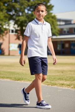Zapatillas Colegiales Lona Rigazio Con Cordón