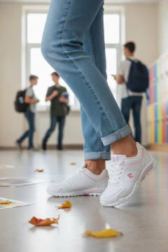 Zapatillas Deportivas Colegiales Rigazio Con Cordón