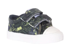 Zapatilla Microfibra Estampada Con Abrojo Rigazio
