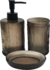Kit Banheiro 3 Peças mystic cinza - comprar online