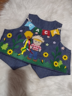 Conjunto Fazendinha Verde - Com nome no colete! - - LaLa & TomTom
