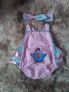 Romper Galinha Pintadinha