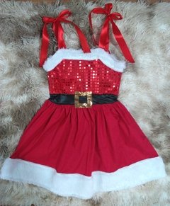Vestido Mamãe Noel Brilho