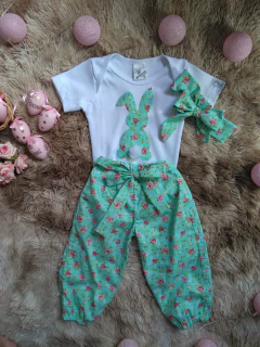 Conjunto Páscoa Floral
