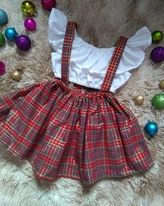 Conjunto Salopete Natal