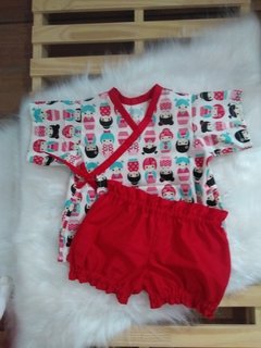 Conjunto Kimono na internet