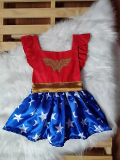 Kit Pai e Filha Superman e Mulher Maravilha - comprar online