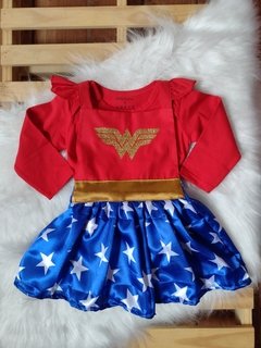 Imagem do Kit Pai e Filhos Superman e Mulher Maravilha