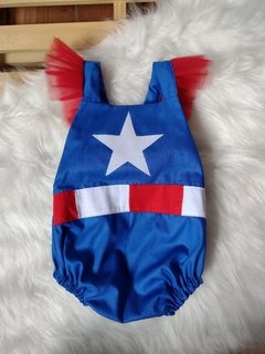 Kit Pai e Filha Capitão América (Romper) - loja online