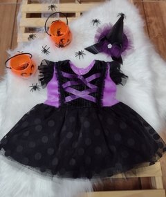 Vestido Bruxinha + Chapéu