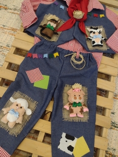 Conjunto Fazendinha Jeans - comprar online