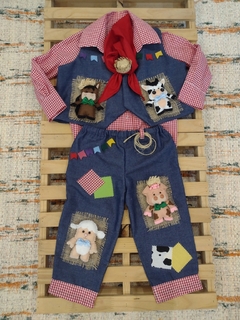 Conjunto Fazendinha Jeans