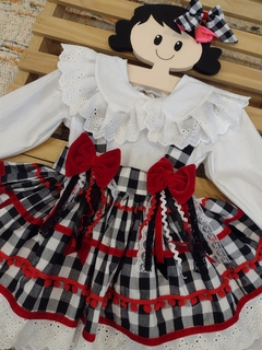 Blusa + Salopete Xadrez Junino - comprar online