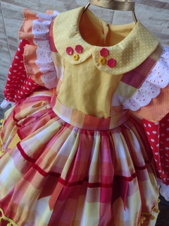 Vestido Junino Solar (manga longa) - comprar online