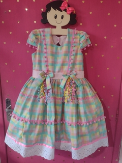 Kit Junino Mãe e Filha xadrez - comprar online