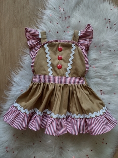 Vestido Biscoito de Natal