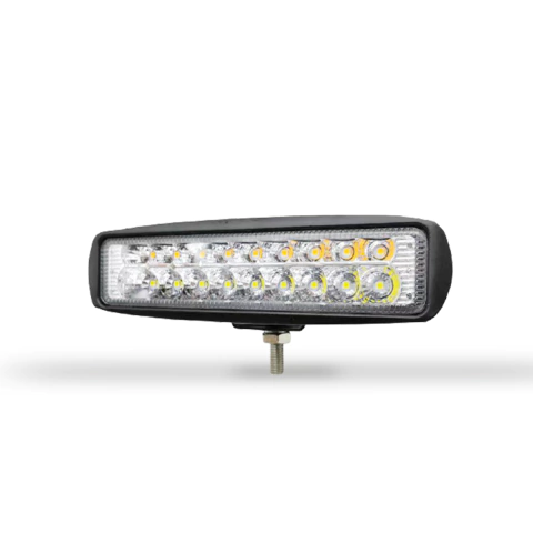 BARRA LED MINI 15CM AMBAR BLANCO SPOT 18W - comprar online
