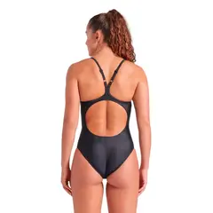ENTERIZA NATACIÓN ARENA MUJER SOLID LIGHTDROP REPREVE FIBER BLACK BLACK (501) - tienda online