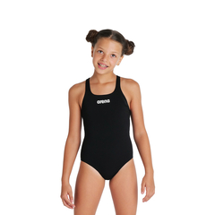 MALLA ENTERIZA NATACIÓN ARENA JUNIOR TEAM SOLID MAXLIFE ECO BLACK WHITE (550)