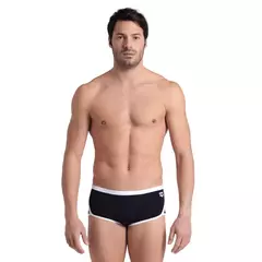 MALLA SUNGA NATACIÓN ARENA HOMBRE ICONS LOW WAIST MAXLIFE ECO BLACK WHITE (510) - comprar online