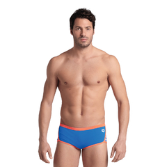 SUNGA ARENA HOMBRE ICONS LOW WAIST MAXLIFE ECO BLUE RIVER BRIGHT CORAL (890)