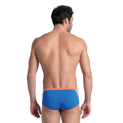 SUNGA ARENA HOMBRE ICONS LOW WAIST MAXLIFE ECO BLUE RIVER BRIGHT CORAL (890) - comprar online