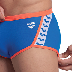 SUNGA ARENA HOMBRE ICONS LOW WAIST MAXLIFE ECO BLUE RIVER BRIGHT CORAL (890) - SOLO NATACIÓN