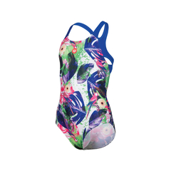 ENTERIZA ARENA JUNIOR CRAZY SWIM PRO MAXLIFE FANTASY SKULL NEON BLUE MULTI (550) - SOLO NATACIÓN