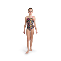 ENTERIZA ARENA JUNIOR LOGOMIX LIGHTDROP MAXFIT ECO FREAK ROSE BLACK MULTI (950) - comprar online