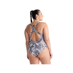 ENTERIZA NATACIÓN ARENA TROPICAL MUJER PLUS MAXLIFE ECO BLACK MULTI (510) - comprar online