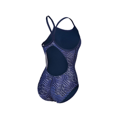 MALLA ENTERIZA NATACIÓN ARENA KIKKO PRO MUJER MAXLIFE ECO NAVY NAVY MULTI (770) - tienda online