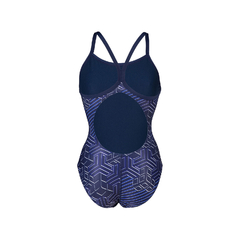 MALLA ENTERIZA NATACIÓN ARENA KIKKO PRO MUJER MAXLIFE ECO NAVY NAVY MULTI (770) - comprar online