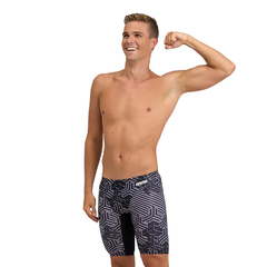 MALLA CALZA NATACIÓN ARENA KIKKO PRO HOMBRE MAXLIFE ECO BLACK BLACK MULTI (550)