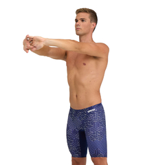 MALLA CALZA NATACIÓN ARENA KIKKO PRO HOMBRE MAXLIFE ECO NAVY NAVY MULTI (770)