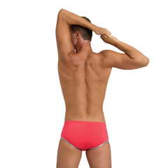 SLIP NATACIÓN ARENA ONE BIGLOGO HOMBRE MAXLIFE ECO FLUO RED SILVER (450) - comprar online