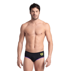 SLIP NATACIÓN ARENA ONE BIGLOGO HOMBRE MAXLIFE ECO BLACK PURPLE (593)