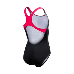 ENTERIZA NATACIÓN ARENA GALACTIC JUNIOR MAXLIFE ECO BLACK FREAK ROSE (590) - tienda online