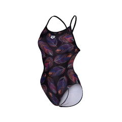 MALLA ENTERIZA NATACIÓN ARENA FALLING LEAVES MAXLIFE ECO BLACK BLACK MULTI (550) - comprar online