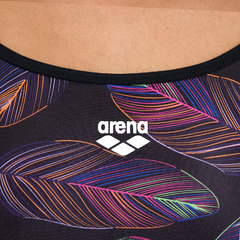 Imagen de MALLA ENTERIZA NATACIÓN ARENA FALLING LEAVES MAXLIFE ECO BLACK BLACK MULTI (550)