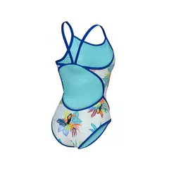 ENTERIZA ARENA TOUCAN MUJER MAXLIFE ECO NEON BLUE WHITE MULTI (810) - SOLO NATACIÓN