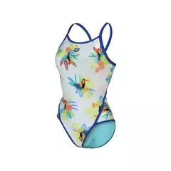 ENTERIZA ARENA TOUCAN MUJER MAXLIFE ECO NEON BLUE WHITE MULTI (810) - tienda online