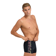 MALLA BOXER NATACIÓN ARENA KIKKO PRO HOMBRE MAXLIFE ECO BLACK (500)