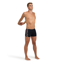 MALLA BOXER NATACIÓN ARENA KIKKO PRO HOMBRE MAXLIFE ECO BLACK (500) en internet