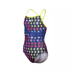 ENTERIZA ARENA JUNIOR CARNIVAL LIGHTDROP MAXLIFE ECO SOFT GREEN MULTI (750) - SOLO NATACIÓN