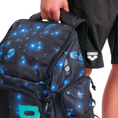 MOCHILA ARENA DE NATACIÓN SPIKY III 45 LITROS ESTAMPADAS AQUA 128