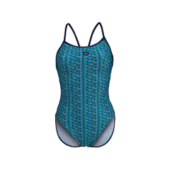 Imagen de ENTERIZA ARENA STARFISH LANE BACK MUJER MAXLIFE ECO NAVY TURQUOISE MULTI (708)