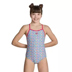 ENTERIZA NATACIÓN ARENA STARFISH JUNIOR MAXLIFE ECO FREAK ROSE MULTI (910)